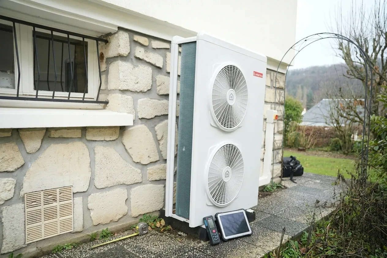 Installation de pompe à chaleur à Montreuil