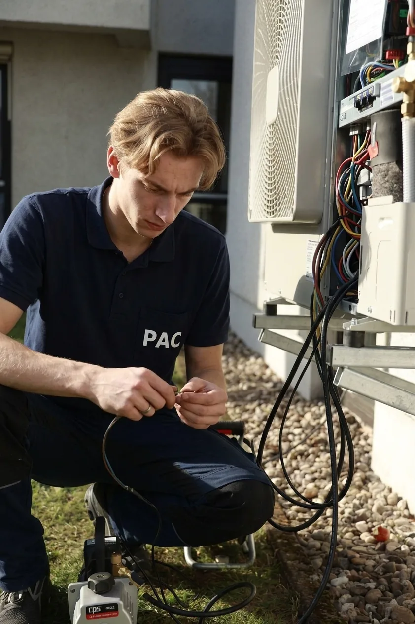 Installation de pompe à chaleur à Montreuil